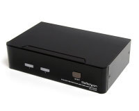 Startech.com Conmutador KVM  DVI USB de 2 Puertos con Audio y Concentrador USB 2.0 (SV231DVIUA)